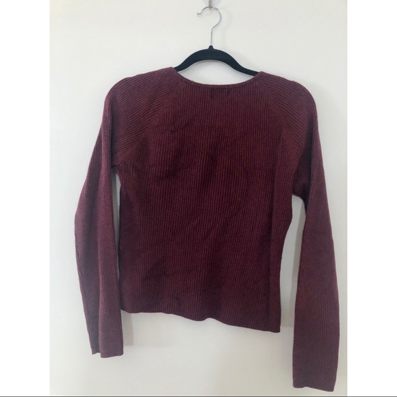 American Eagle Maroon Sweater - Picture 5 of 5